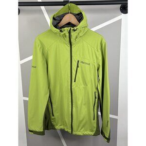 Marmot ROM Gore Tex Windstopper Hooded Soft Shell Zip Jacket Mens Medium Stretch